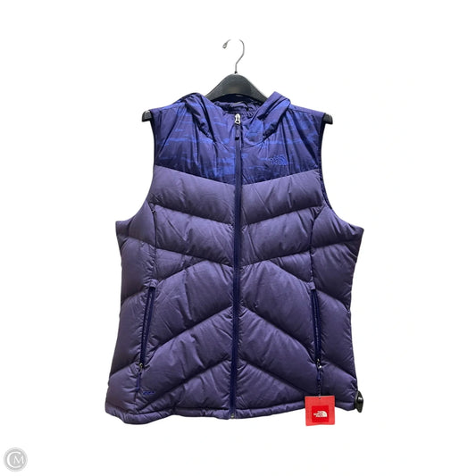Vest Puffer & Quilted By The North Face In Purple, Size: Xl