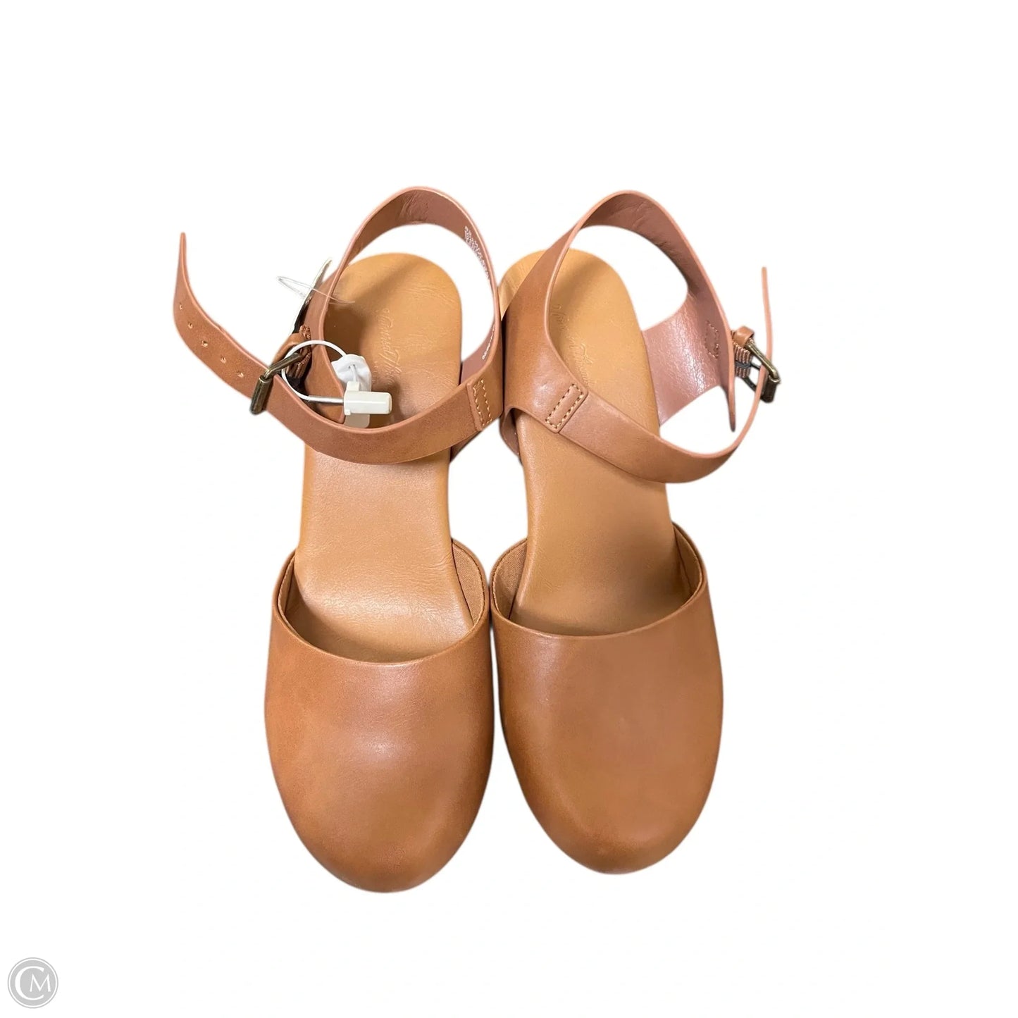Shoes Heels Block By Universal Thread In Brown, Size: 8.5