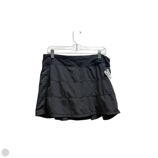 Athletic Skirt By Lululemon In Black, Size: 10