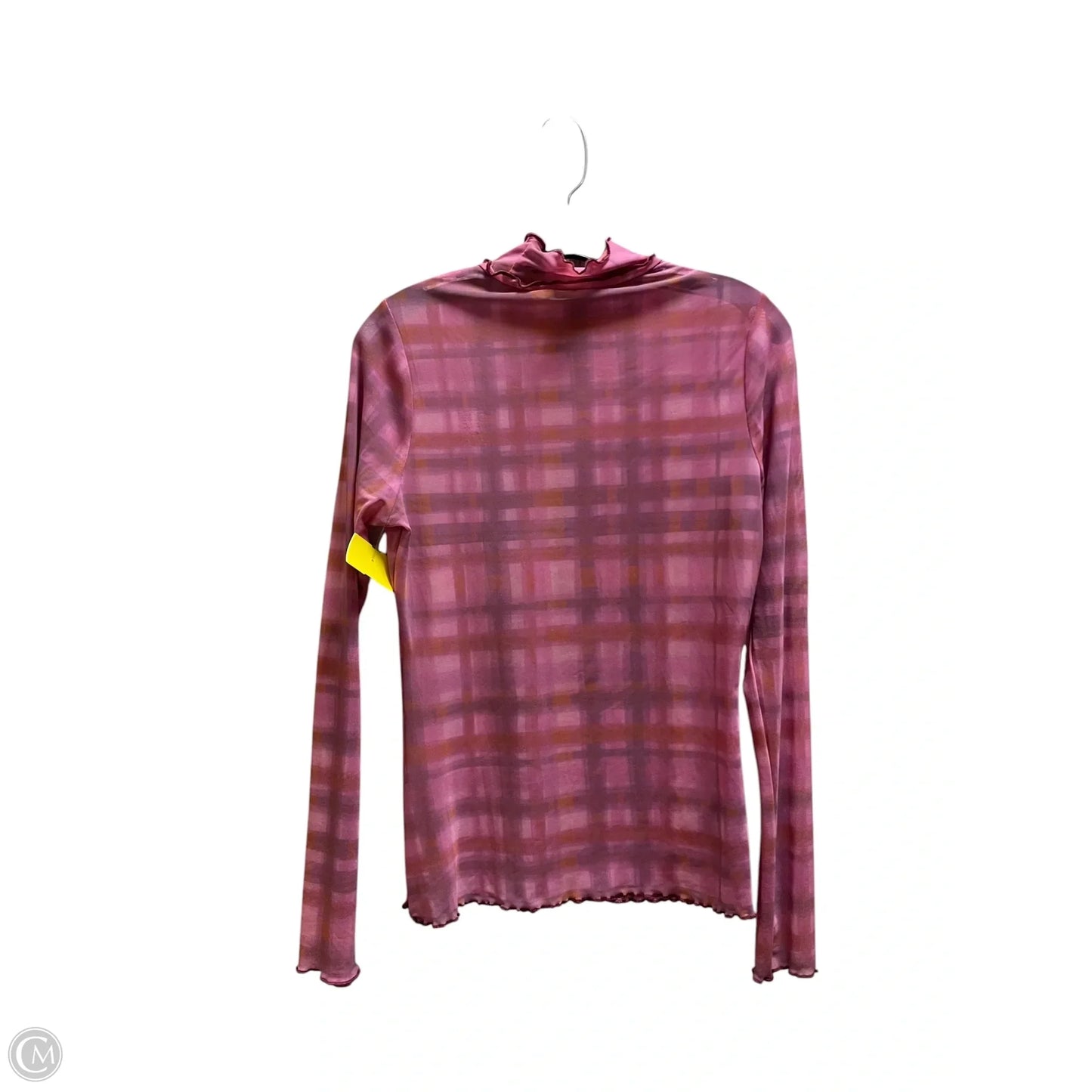 Top Long Sleeve By Pilcro In Pink, Size: M