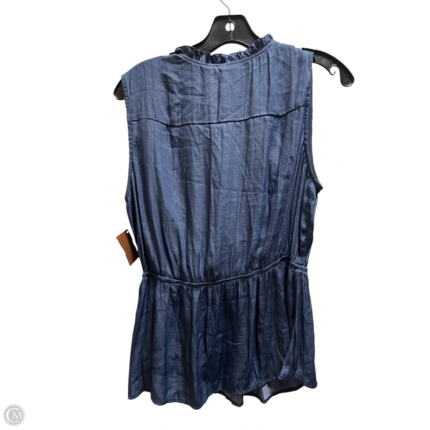 Top Sleeveless By Anthropologie In Blue, Size: M