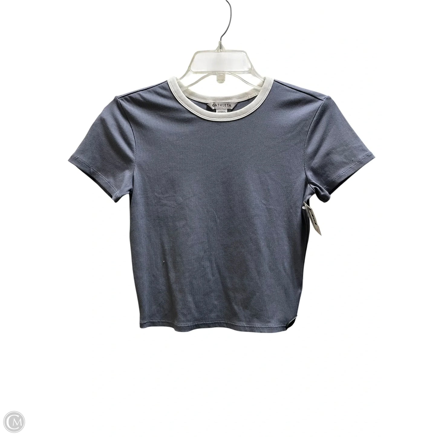 Top Short Sleeve By Athleta In Blue, Size: Xs