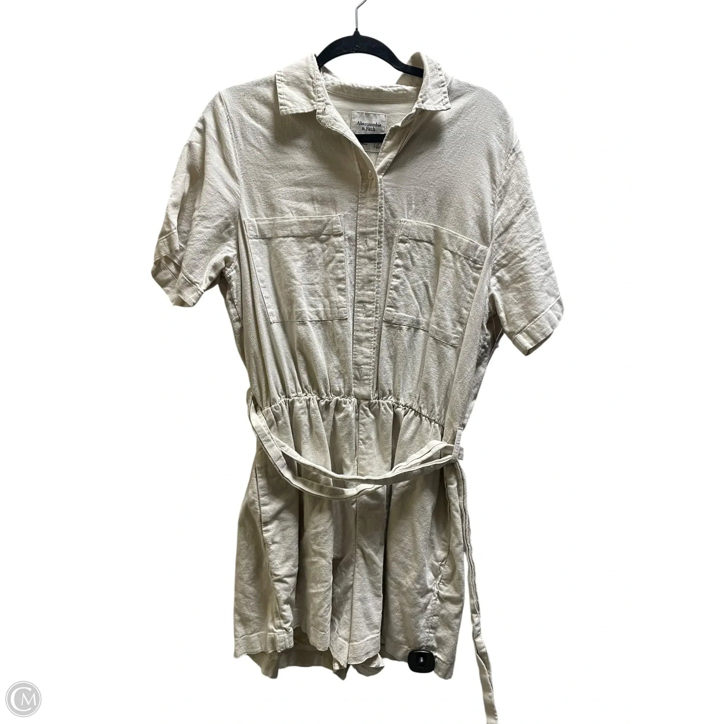 Dress Casual Short By Abercrombie And Fitch In Tan, Size: L