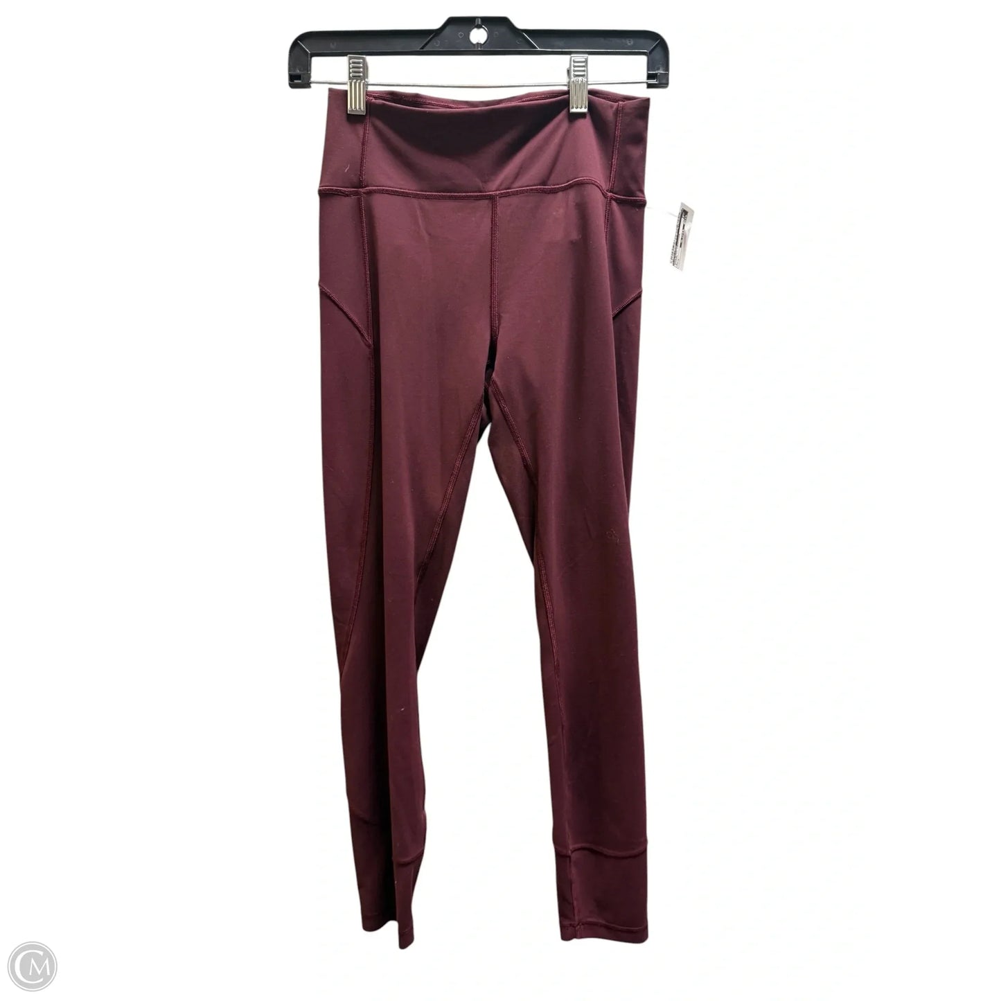 Athletic Leggings By Lululemon In Maroon, Size: 6