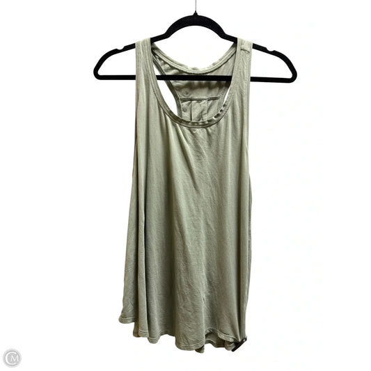 Athletic Tank Top By Lululemon In Green, Size: M