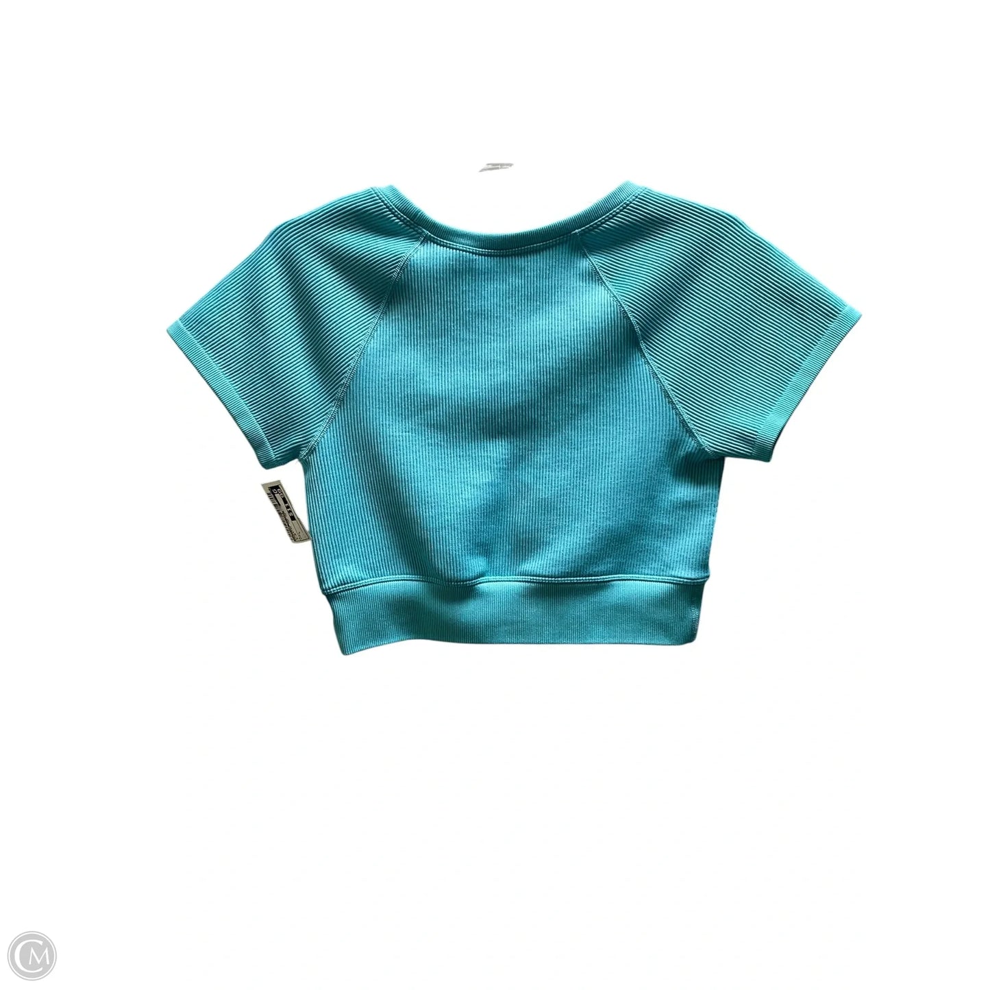 Athletic Top Short Sleeve By Offline In Blue, Size: L