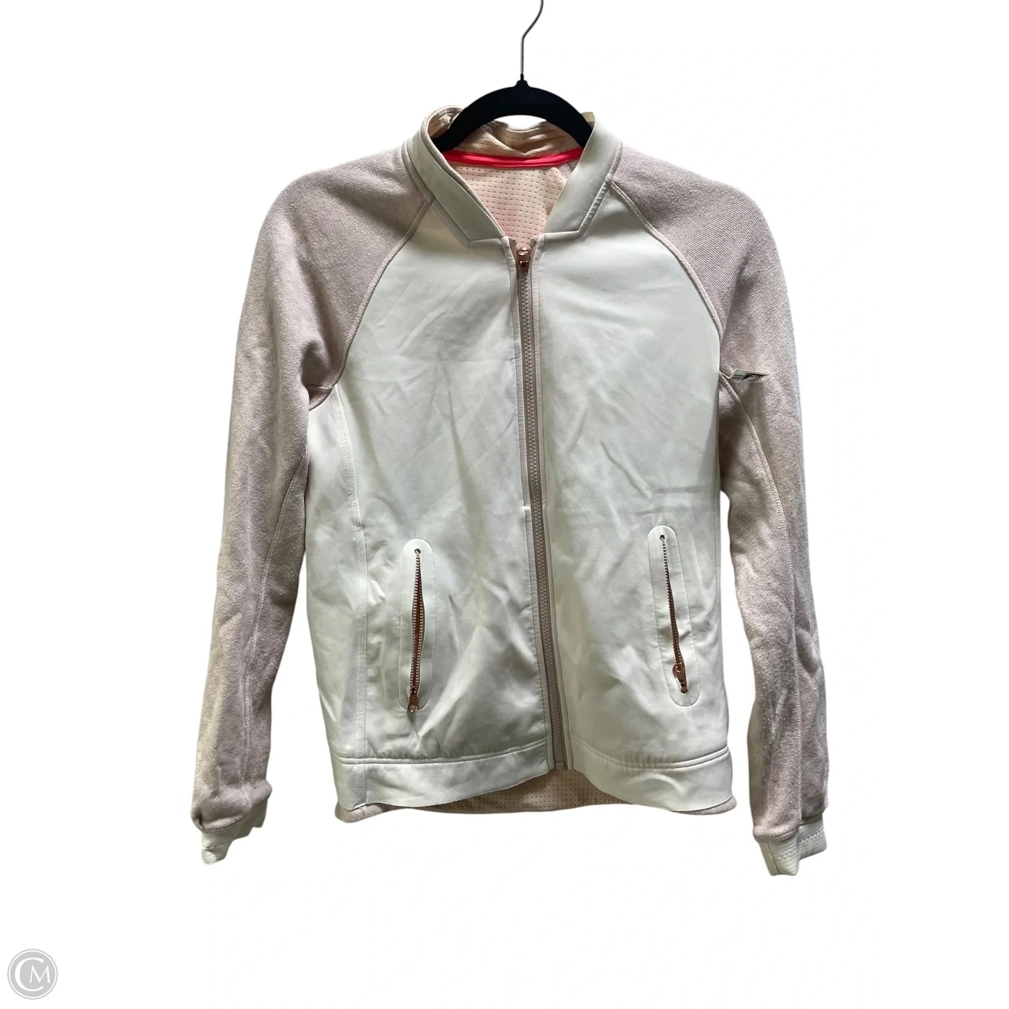Athletic Jacket By Lululemon In Pink, Size: Xs