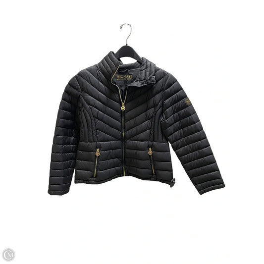 Coat Designer By Michael Kors In Black, Size: Lp