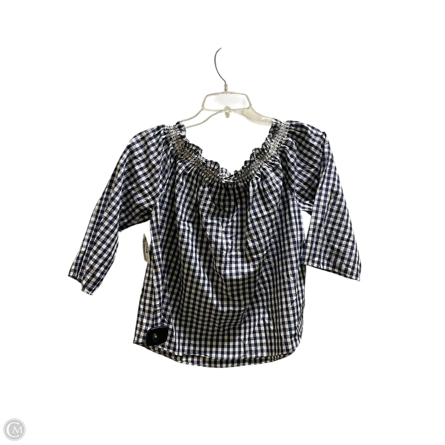 Top Short Sleeve By Madewell In Blue, Size: Xxs