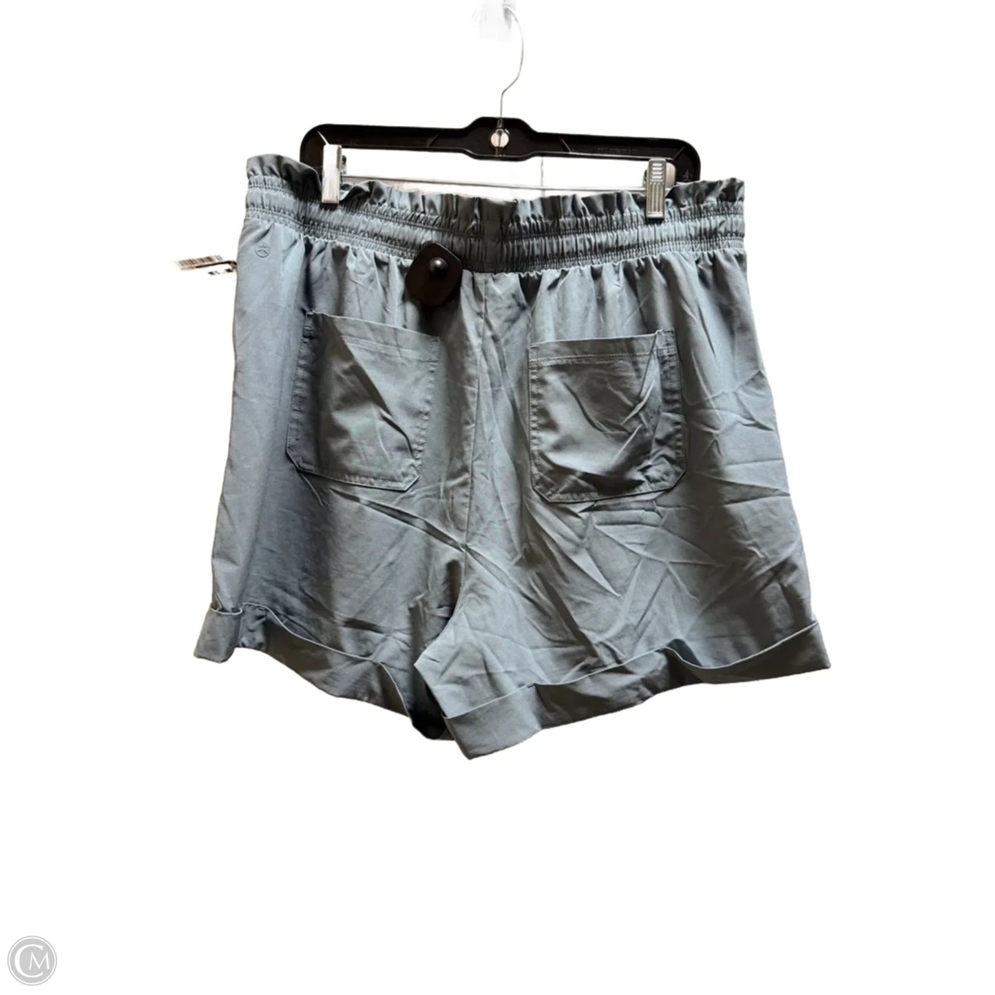 Athletic Shorts By Danskin In Blue, Size: L
