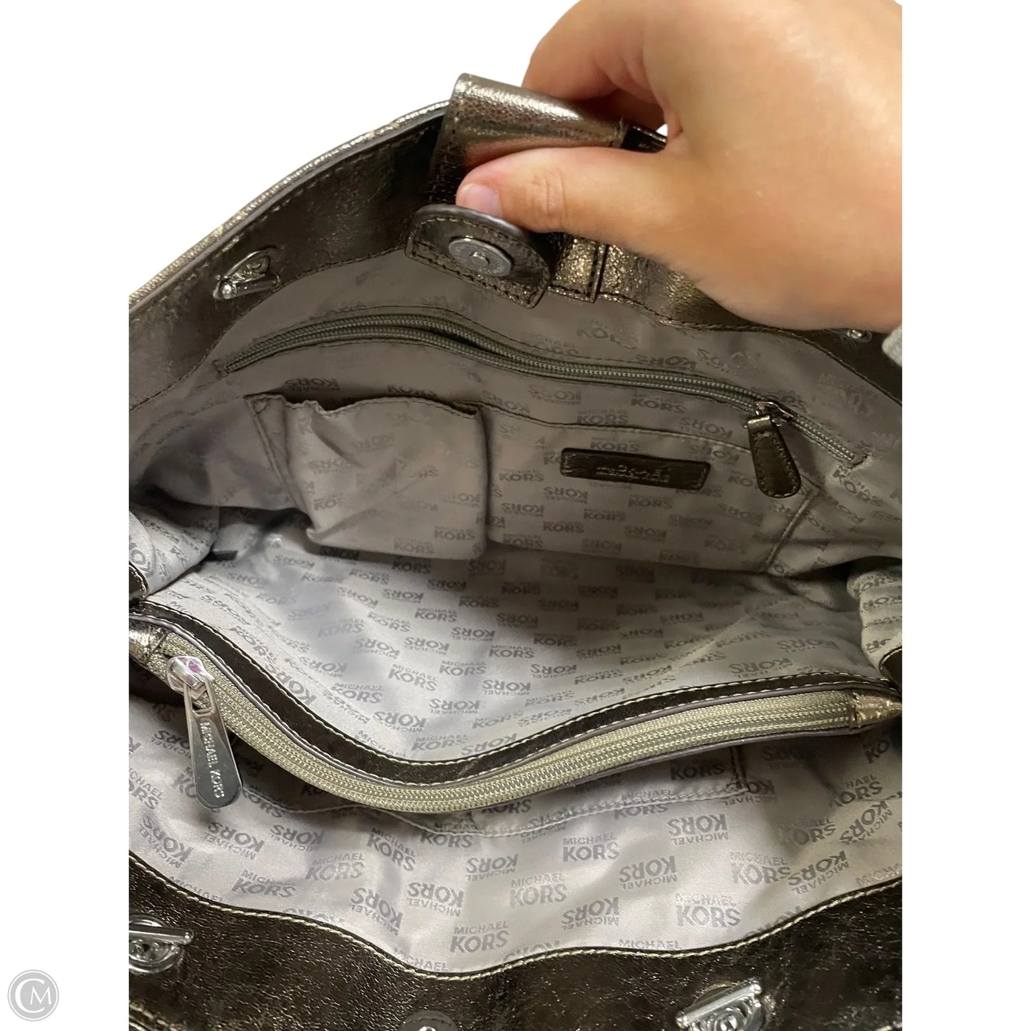 Handbag Designer By Michael Kors, Size: Medium