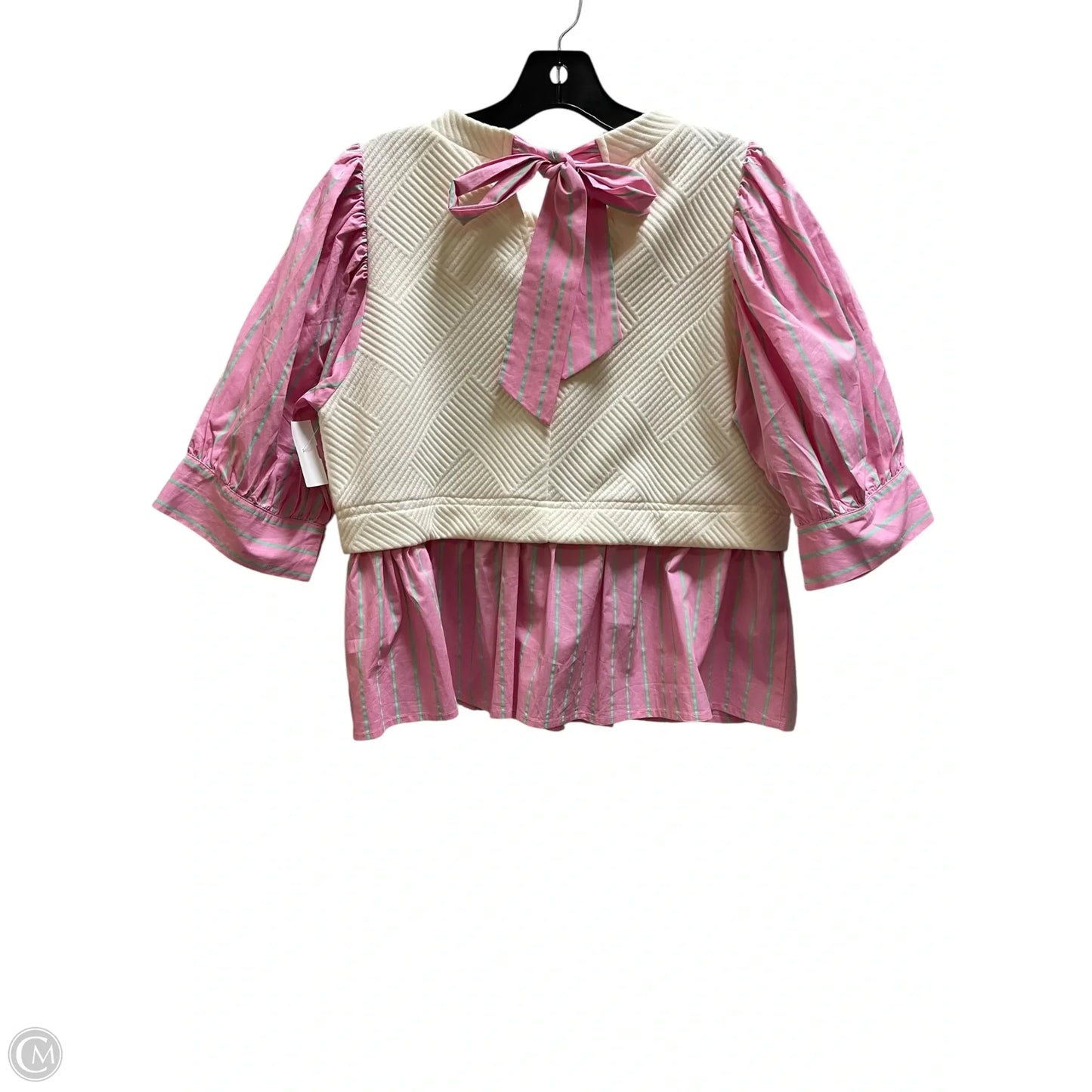 Top Long Sleeve By Entro In Pink, Size: M