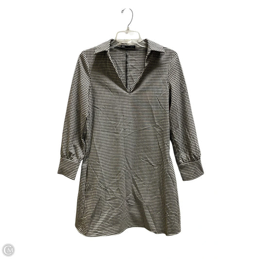 Dress Casual Short By Zara In Tan, Size: Xs