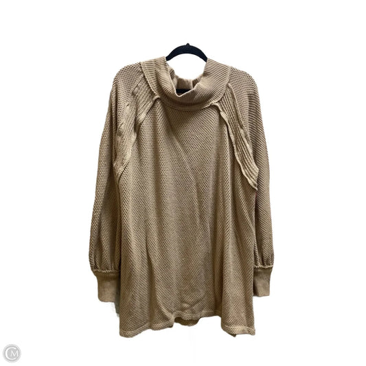 Top Long Sleeve By We The Free In Tan, Size: L
