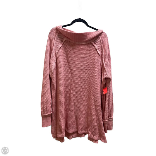 Top Long Sleeve By We The Free In Pink, Size: L