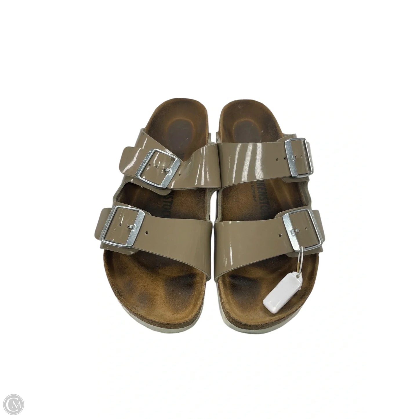 Sandals Flats By Birkenstock In Brown, Size: 8
