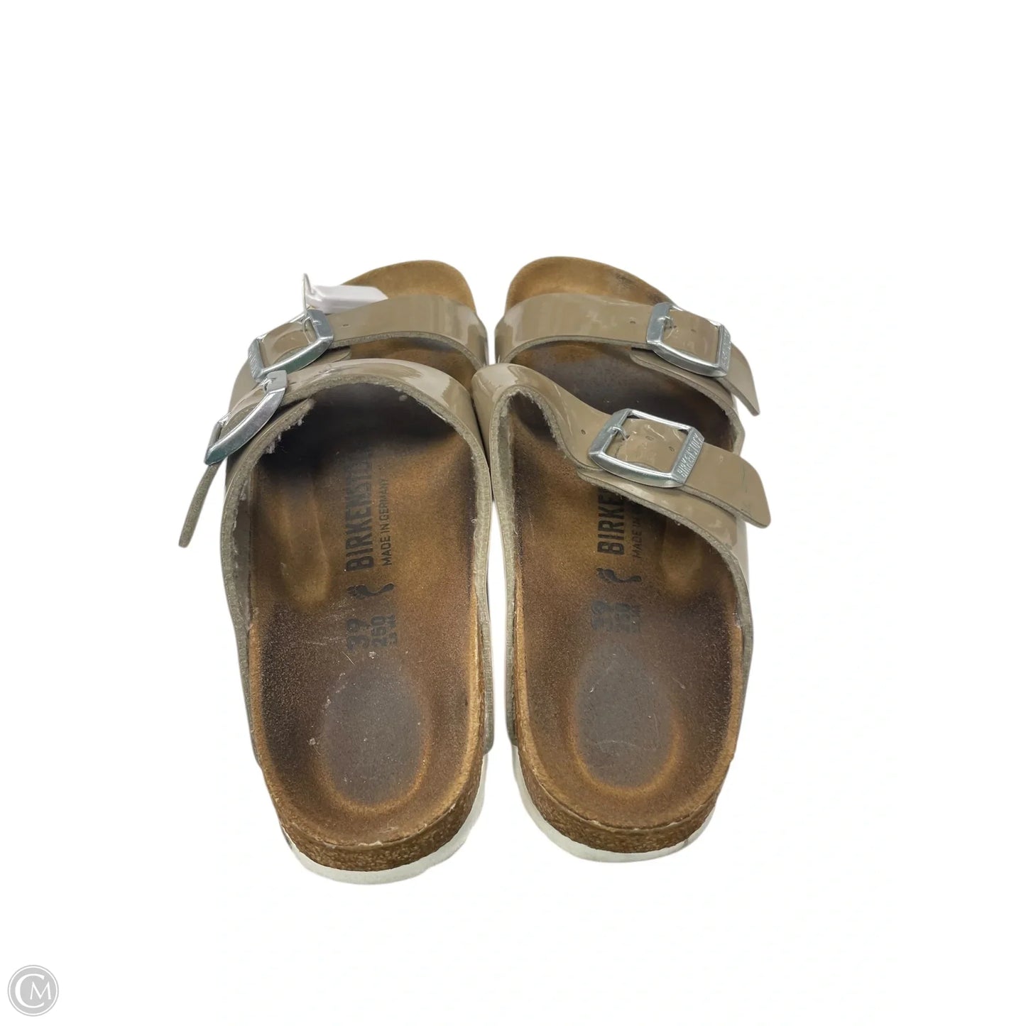 Sandals Flats By Birkenstock In Brown, Size: 8
