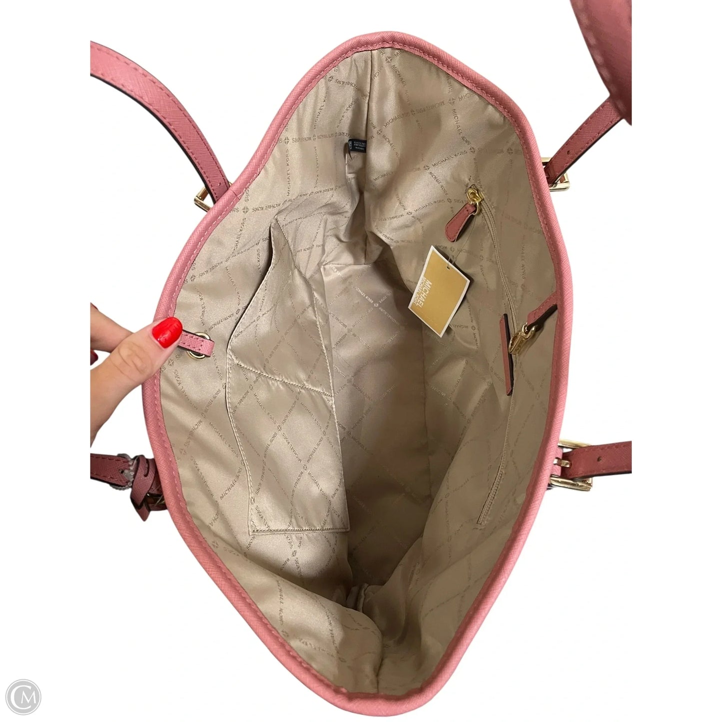 Handbag Designer By Michael Kors, Size: Medium