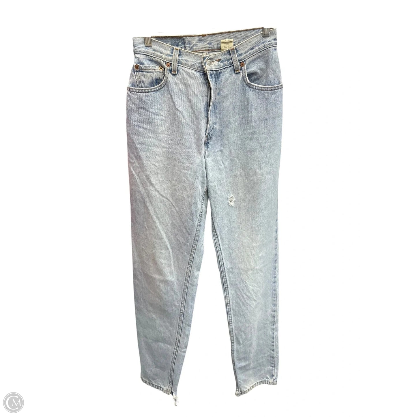 Jeans Straight By Levis In Blue Denim, Size: 6