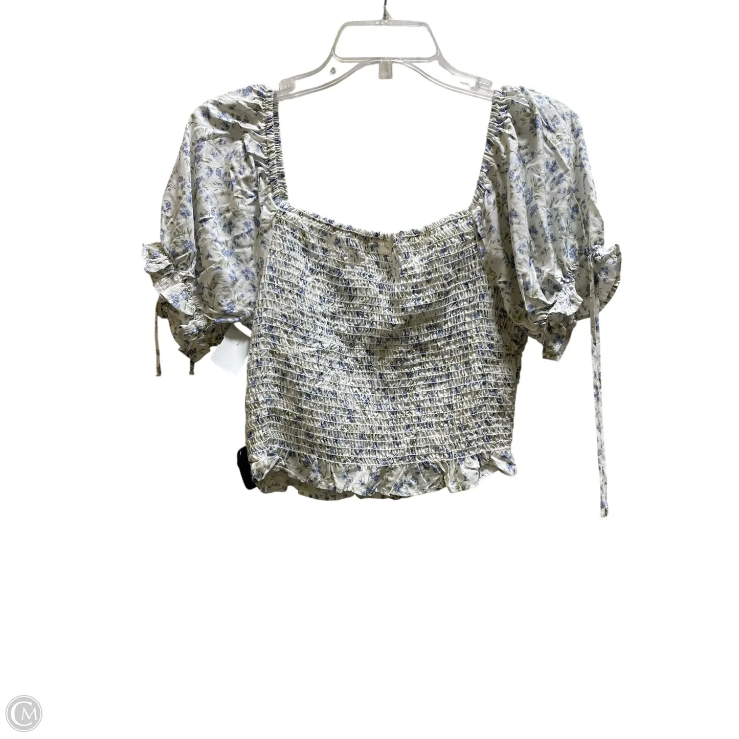 Top Short Sleeve By Altard State In Floral Print, Size: M