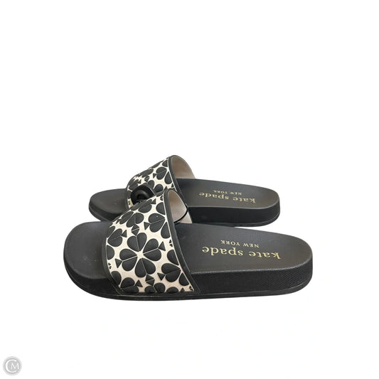 Sandals Designer By Kate Spade In Black, Size: 7