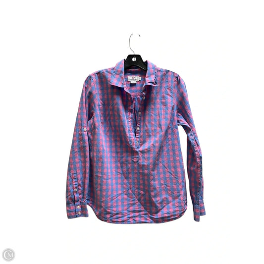 Top Long Sleeve By Vineyard Vines In Pink, Size: S