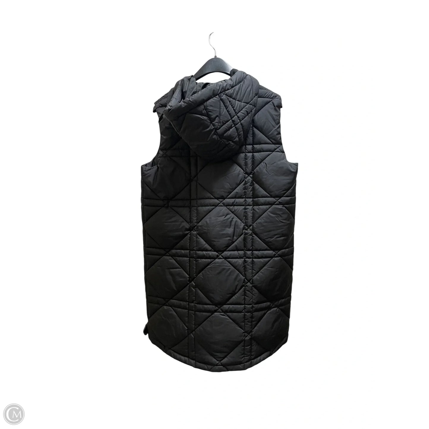 Vest Puffer & Quilted By Weatherproof In Black, Size: M