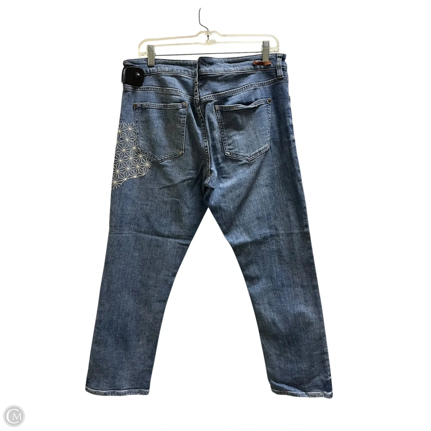 Jeans Straight By Pilcro In Blue Denim, Size: 12