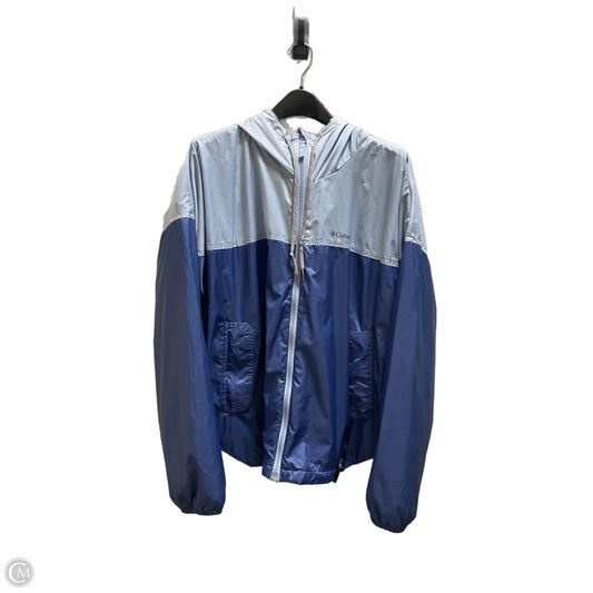 Jacket Windbreaker By Columbia In Black, Size: 2x