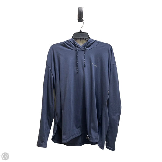 Top Long Sleeve By Columbia In Blue, Size: 2x