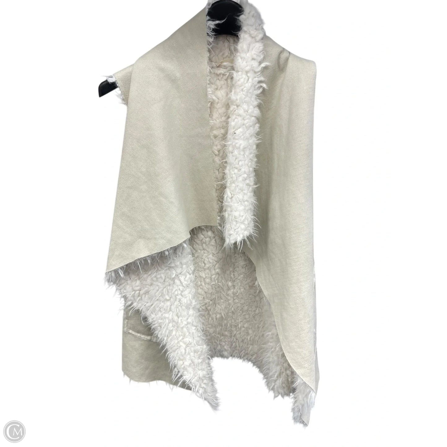 Vest Faux Fur & Sherpa By Altard State In Tan, Size: M