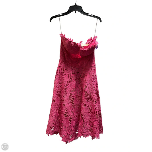 Dress Party Long By Clothes Mentor In Pink, Size: S