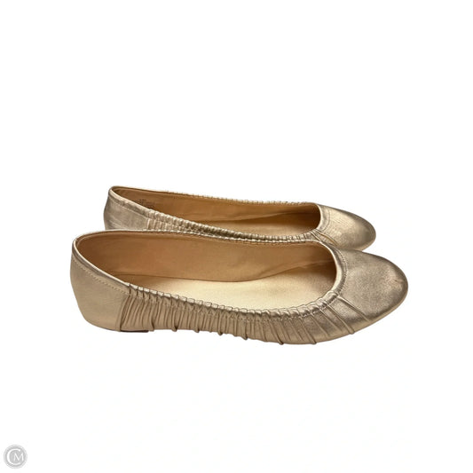 Shoes Designer By Lilly Pulitzer In Gold, Size: 9.5