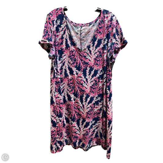 Dress Designer By Lilly Pulitzer In Blue, Size: Xl