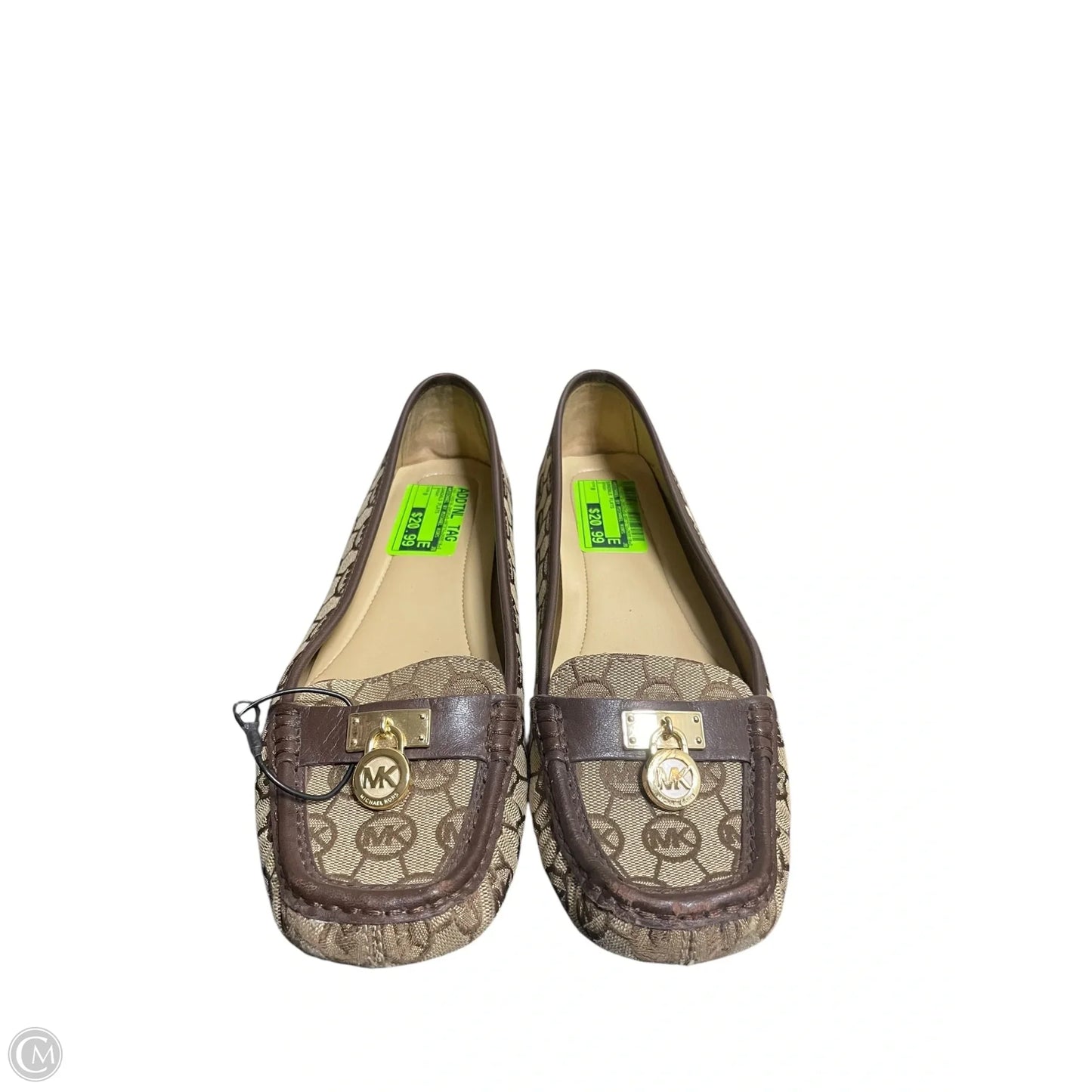 Sandals Flats By Michael By Michael Kors In Brown, Size: 9