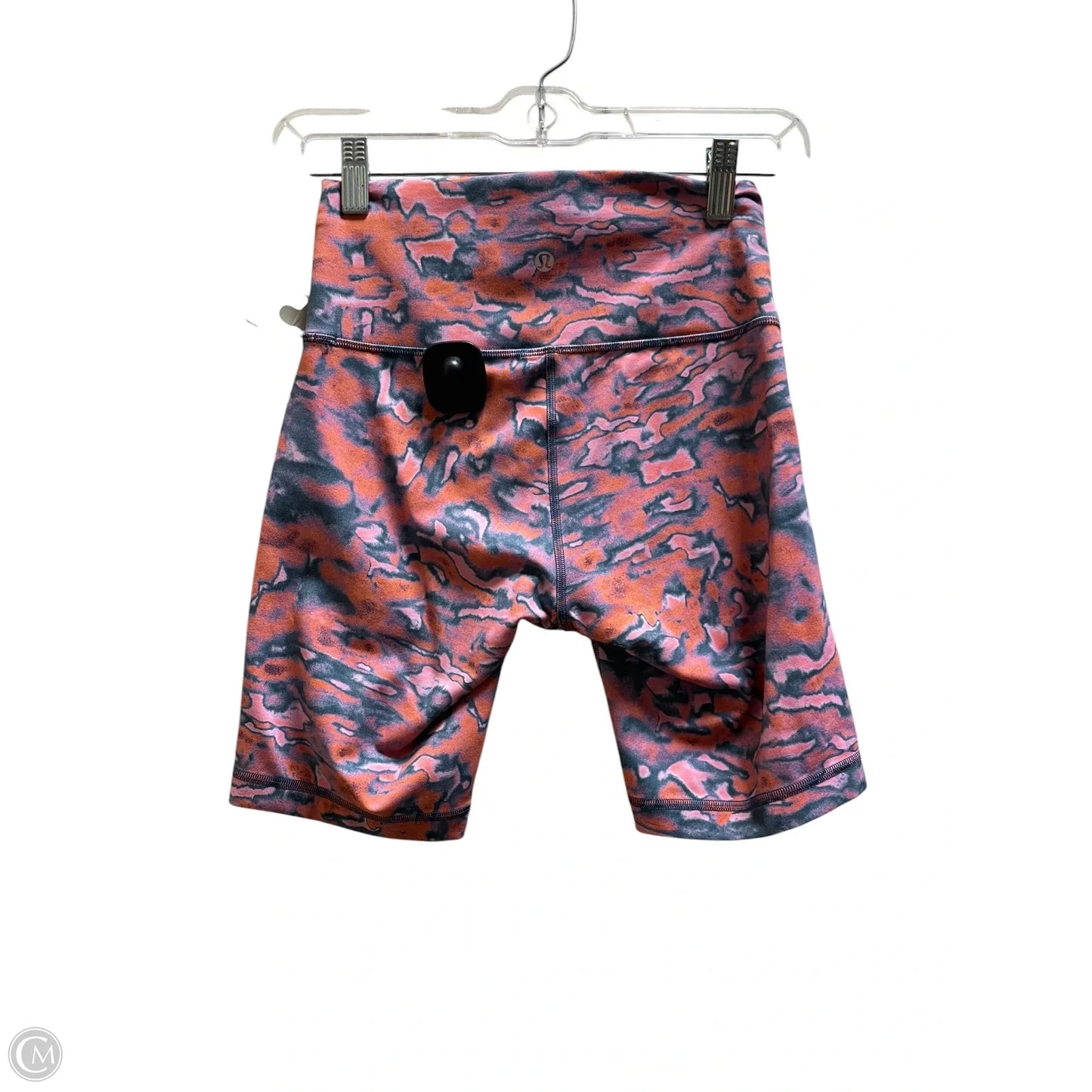 Athletic Shorts By Lululemon In Orange, Size: 6