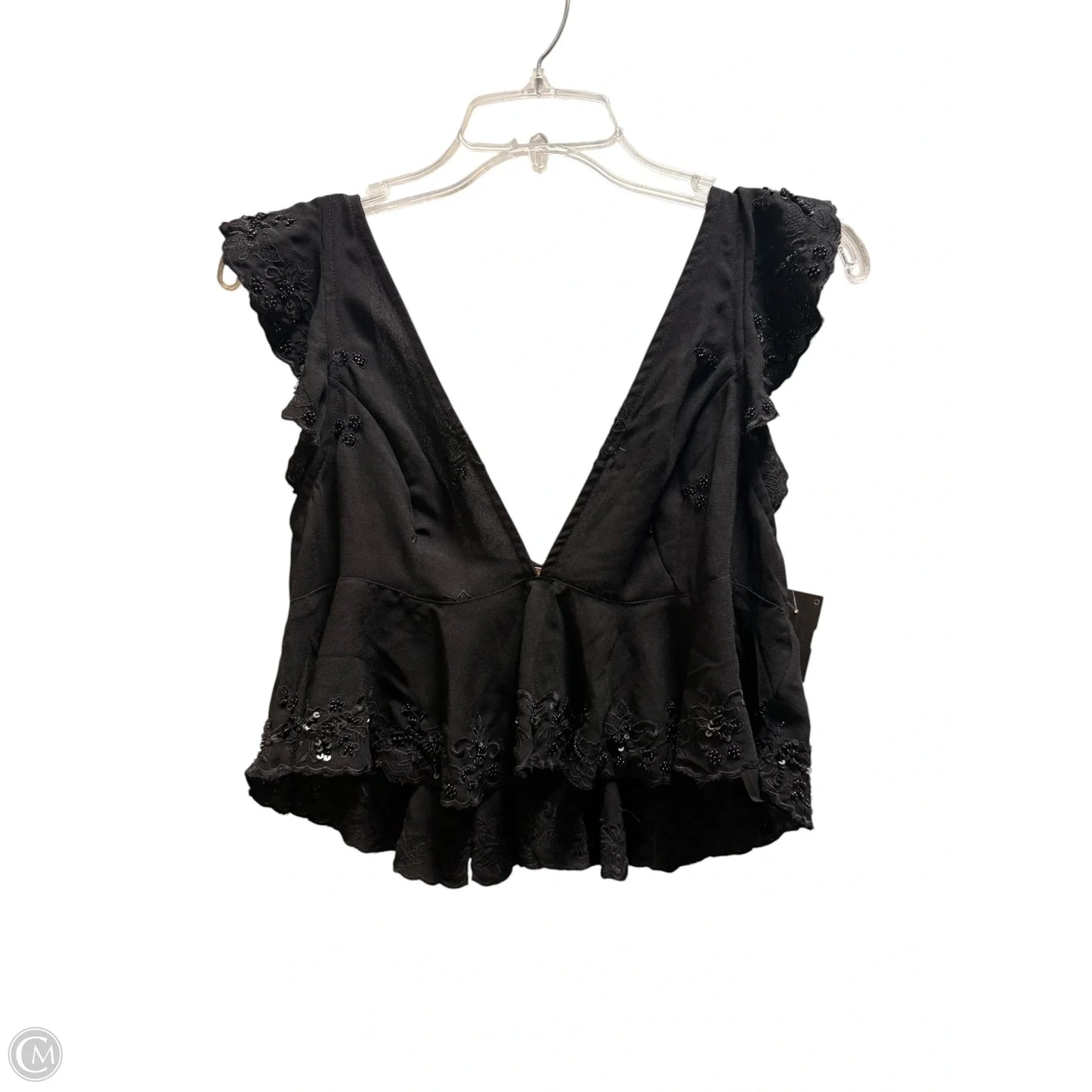 Top Sleeveless By Free People In Black, Size: M