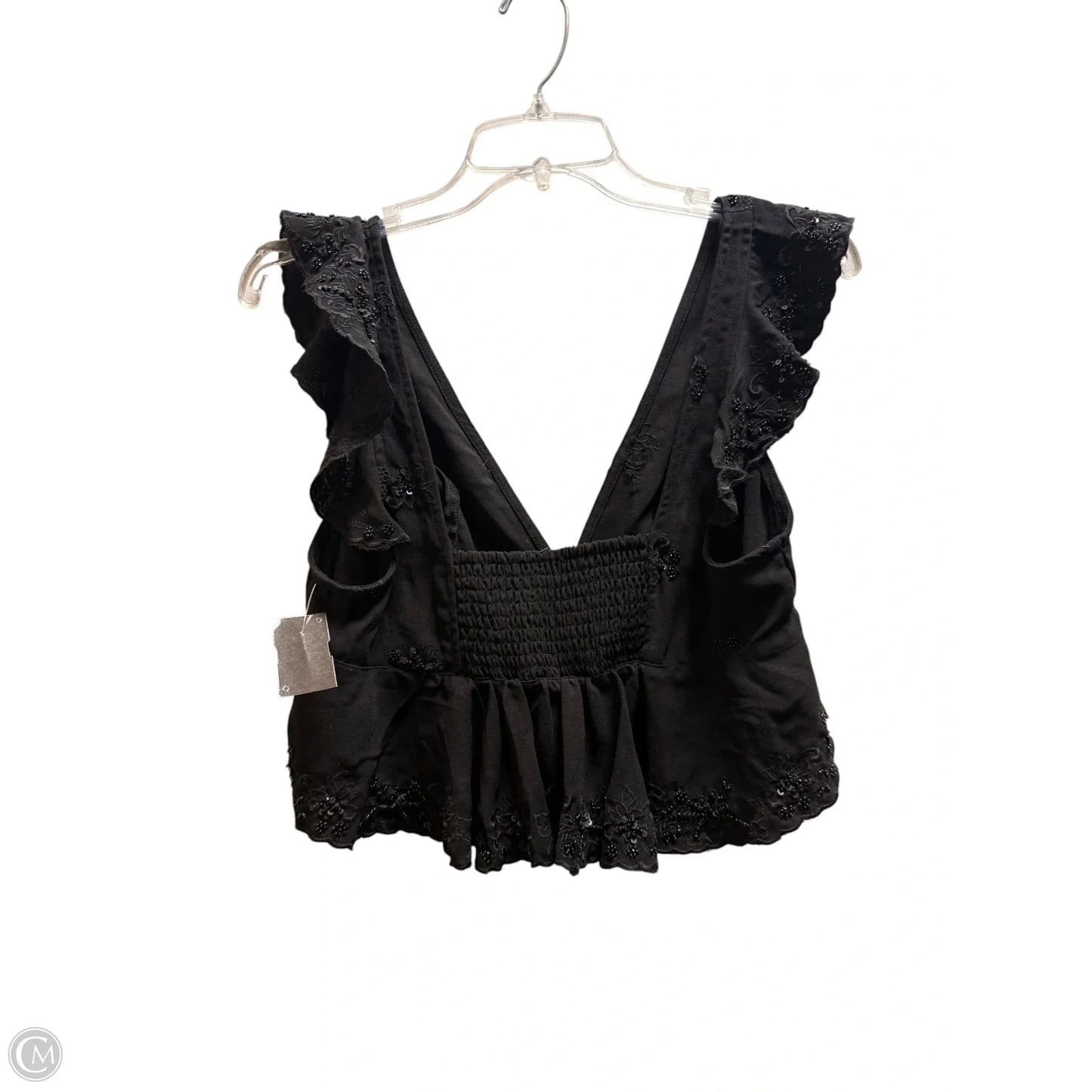 Top Sleeveless By Free People In Black, Size: M