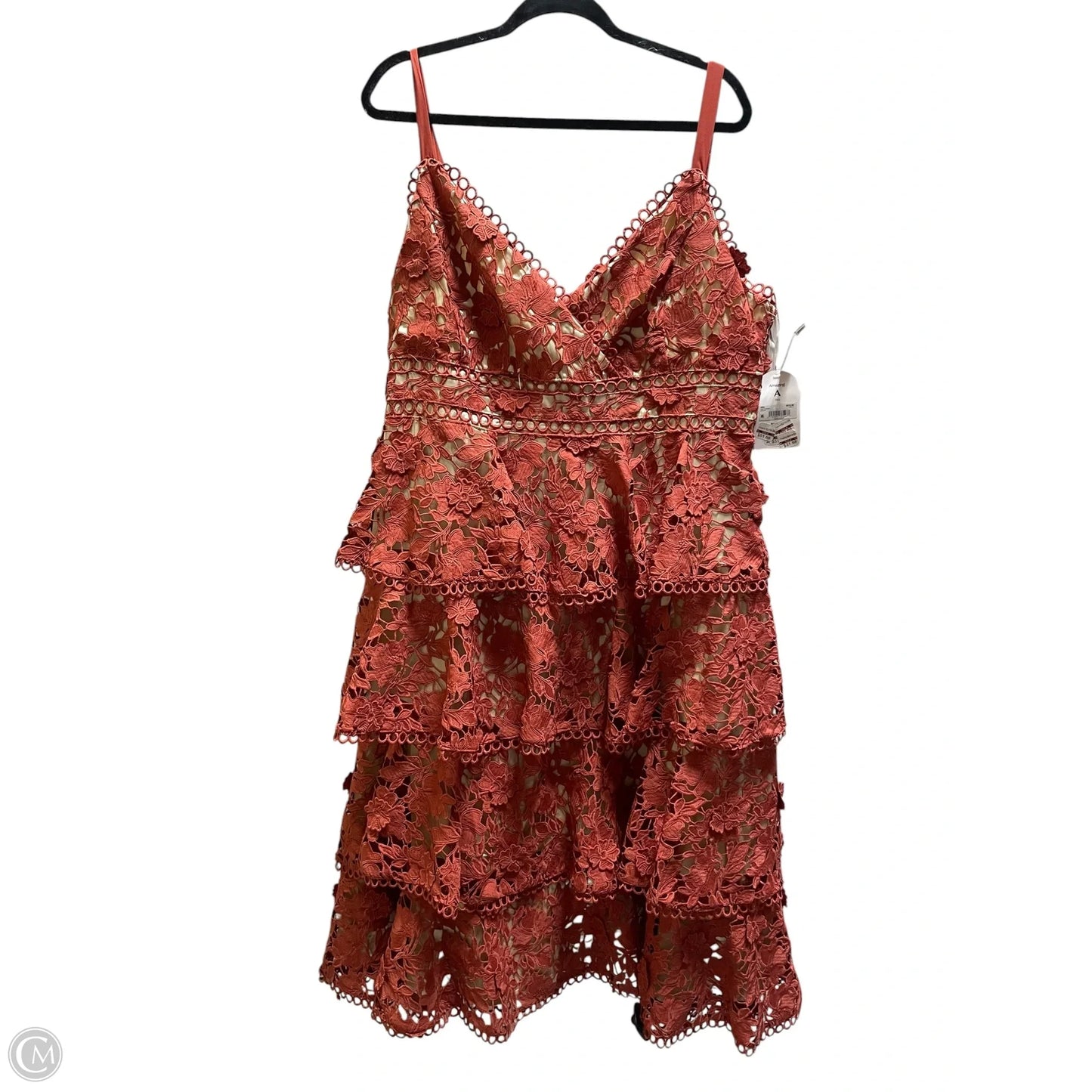 Dress Casual Short By Arula In Orange, Size: 1x