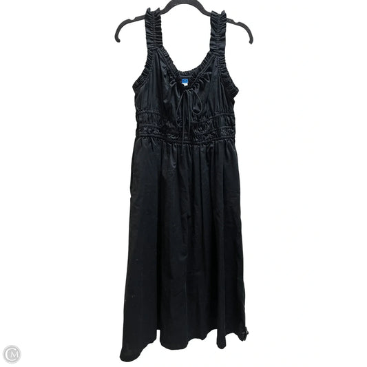 Dress Casual Midi By Old Navy In Black, Size: M