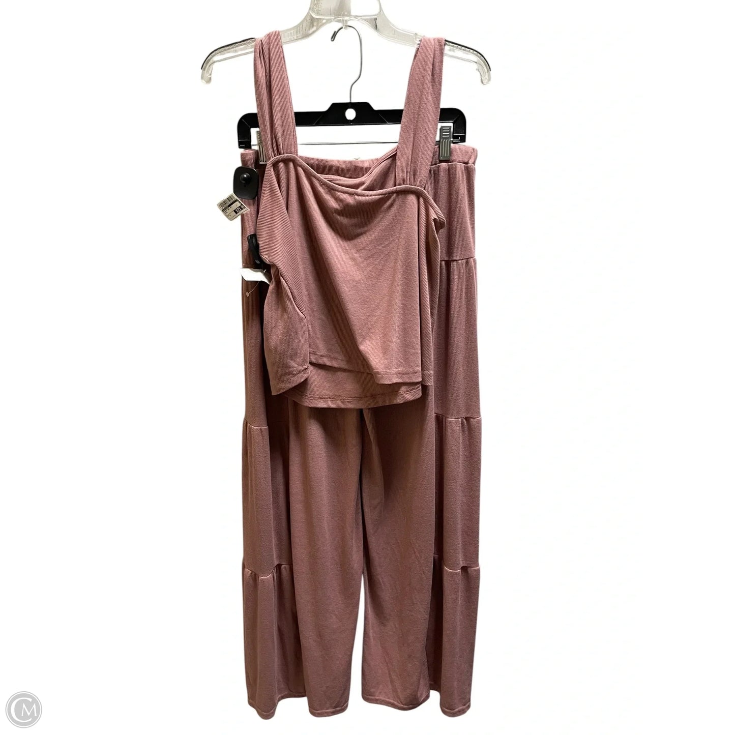 Pants Set 2pc By Listicle In Pink, Size: L