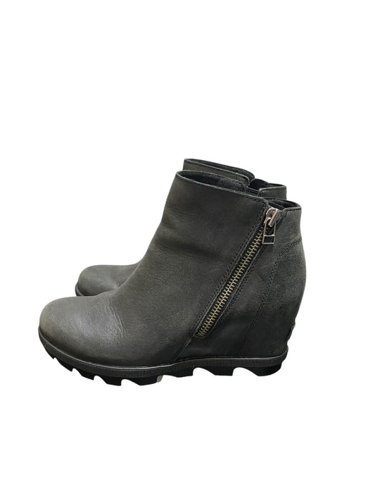 Boots Ankle Heels By Sorel In Black, Size: 8