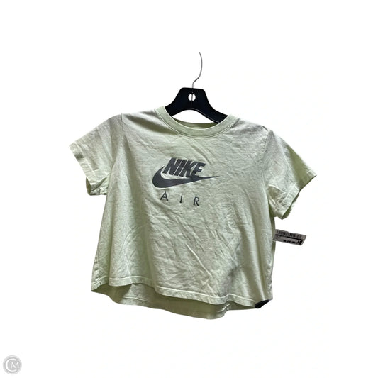 Top Short Sleeve By Nike Apparel In Green, Size: L