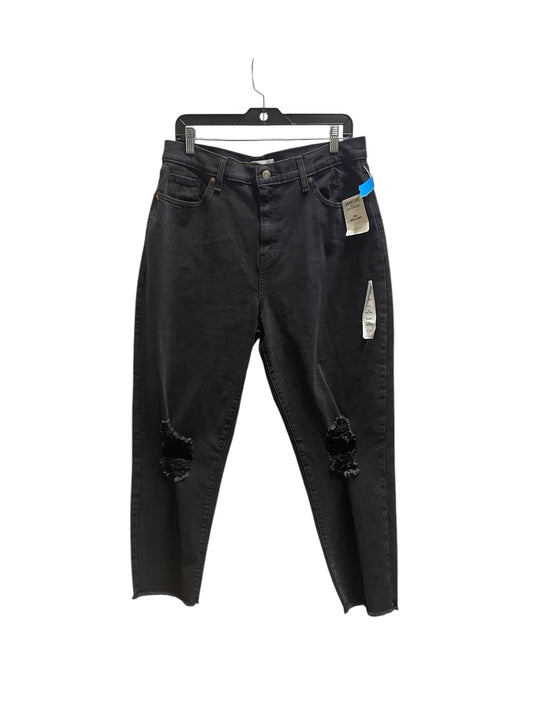 Jeans Cropped By Levis In Black, Size: 10