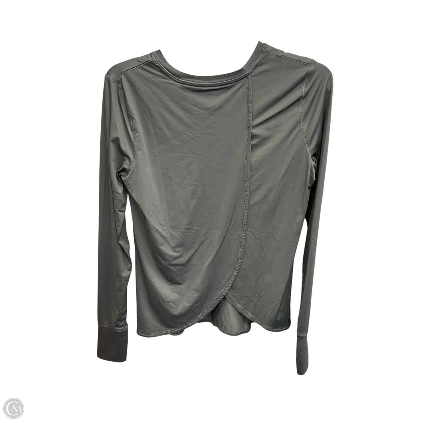 Athletic Top Long Sleeve Crewneck By Athleta In Grey, Size: S
