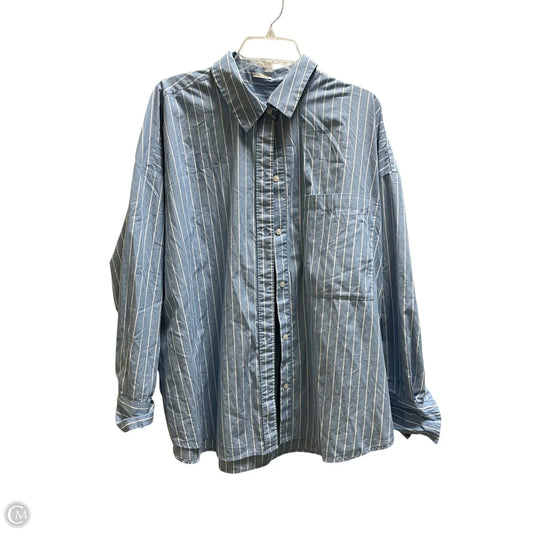 Top Long Sleeve By Old Navy In Blue, Size: L