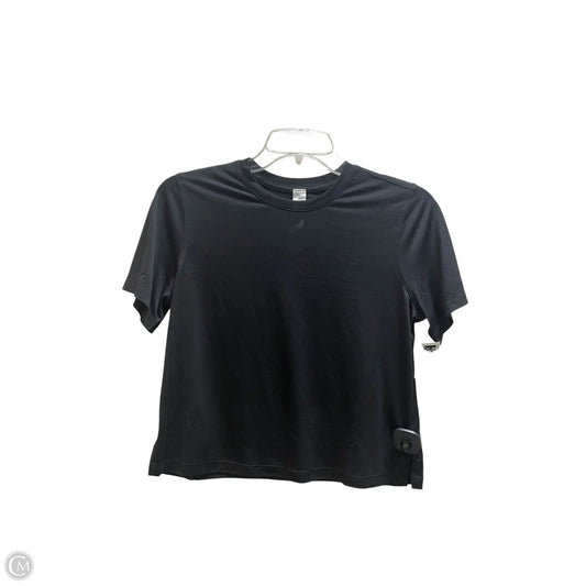 Athletic Top Short Sleeve By Lululemon In Black, Size: 6
