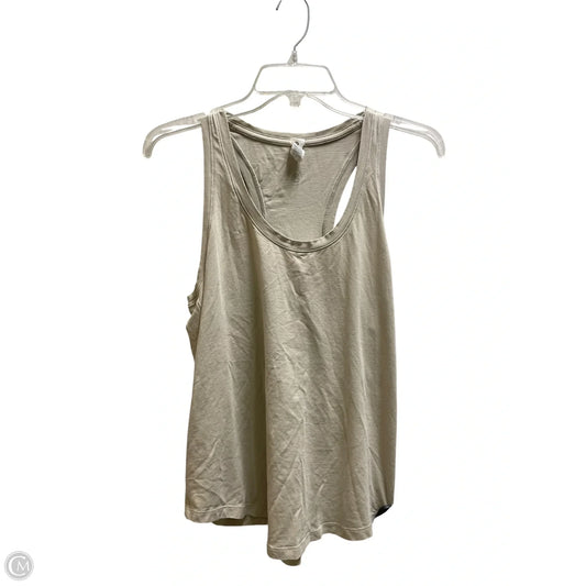 Athletic Tank Top By Lululemon In Cream, Size: 6