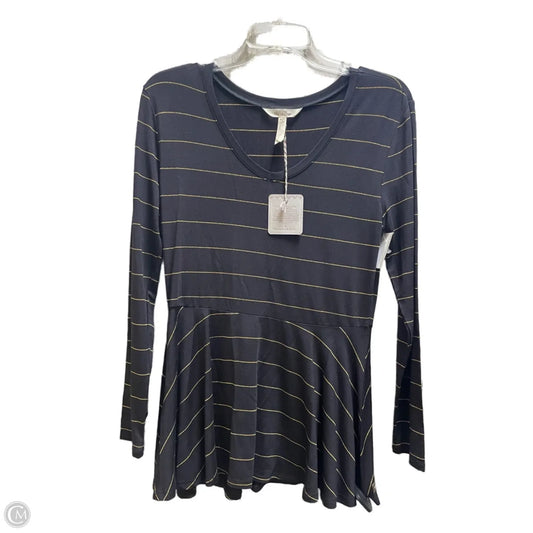Top Long Sleeve By Matilda Jane In Black, Size: S