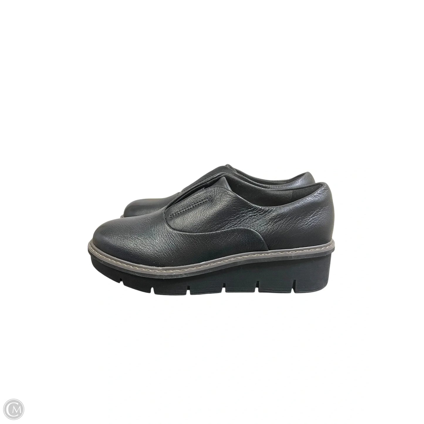 Shoes Flats By Clarks In Black, Size: 7.5